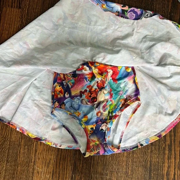 WRK Disney Character Skirt with shorts - Picture 3 of 4
